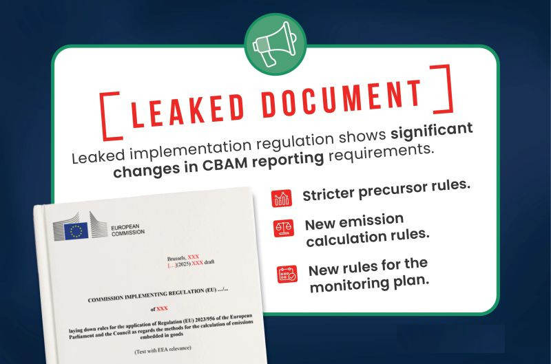 欧盟CBAM内部泄露文件图解：更严格的前驱物监测与排放计算规则